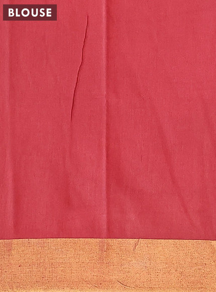 Bhagalpuri saree maroon with allover butta prints and zari woven border - {{ collection.title }} by Prashanti Sarees