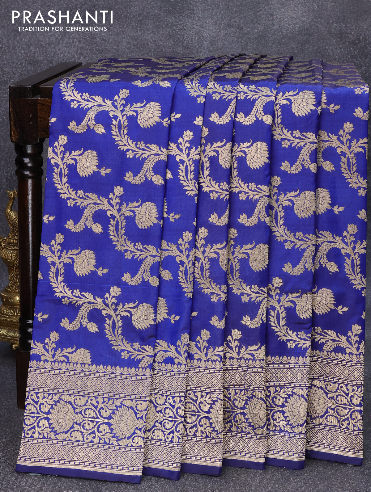 Turquoise Blue Banarasi Silk Saree for Wedding | Banarasi Saree Party