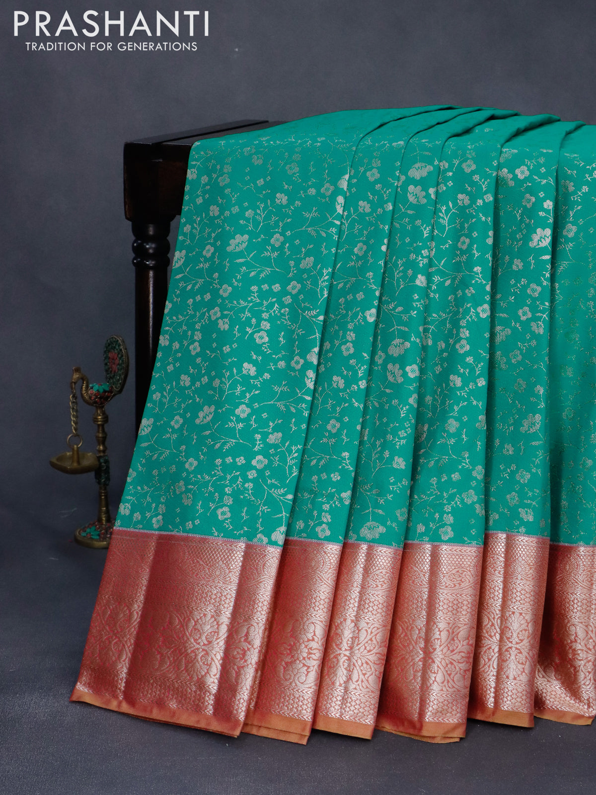 Bangalori silk saree teal blue and dual shade of pink with allover zar ...