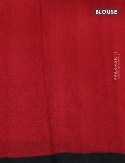 Bishnupuri silk saree pastel pink and red with butta prints and printed border