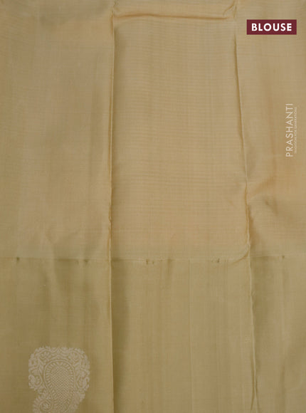 Pure soft silk saree yellow pink and elaichi green with allover small checked pattern and zari woven butta border