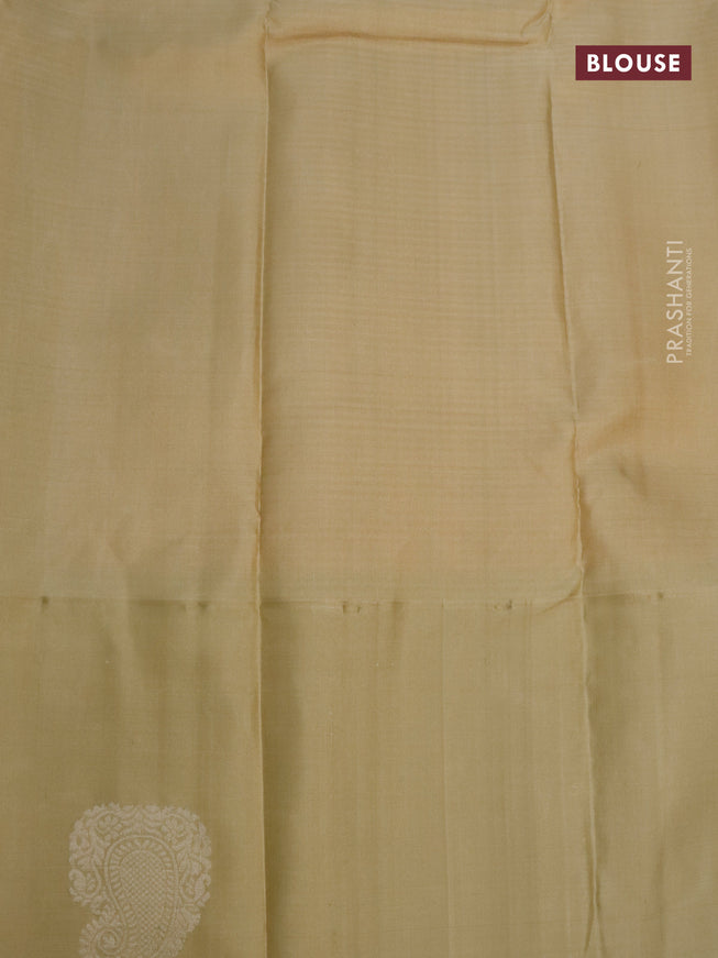 Pure soft silk saree yellow pink and elaichi green with allover small checked pattern and zari woven butta border