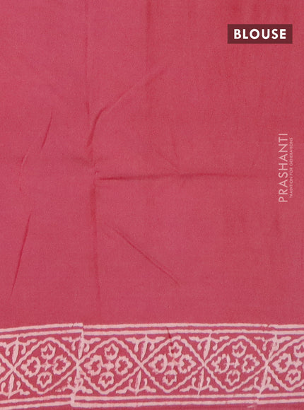 Pashmina silk saree maroon shade with butta prints and printed border