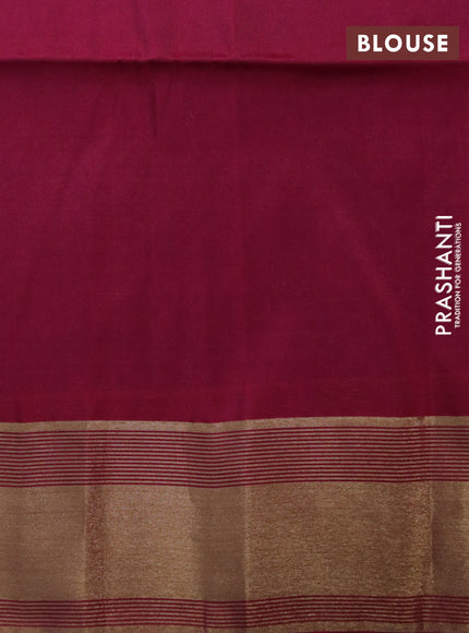 Kanchipuram soft silk saree royal blue and pink with allover zari woven brocade weaves and zari woven border