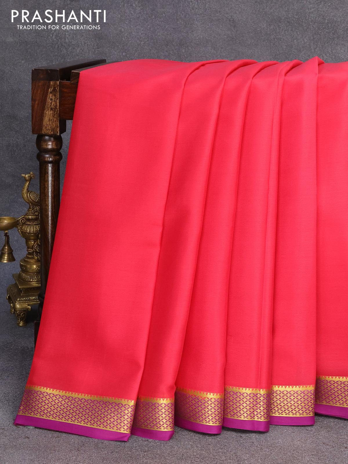 Pure Mysore Silk Saree – Sudarshansarees