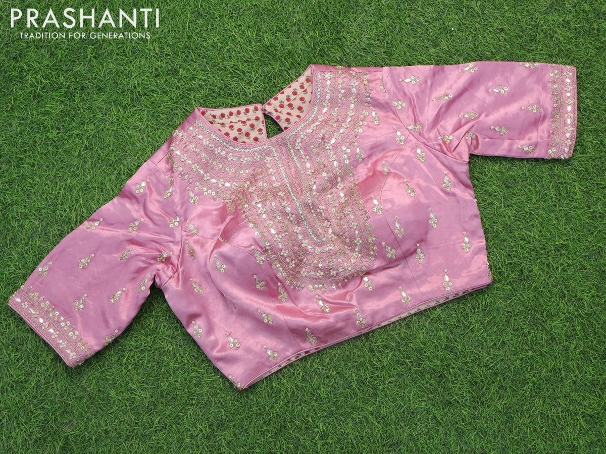 Pre-Stitched Saree W/ Readymade Blouse D-024 | Readymade blouse, Saree,  Fashion