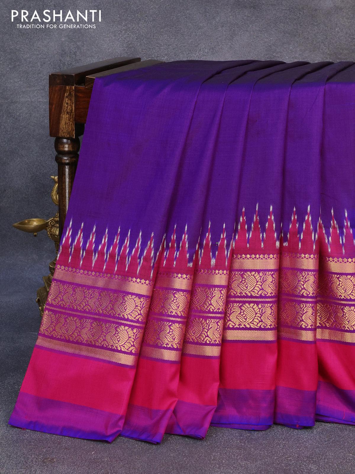 UPPADA PATTU POCAMPALLI DESIGN SOFT SILK SAREES