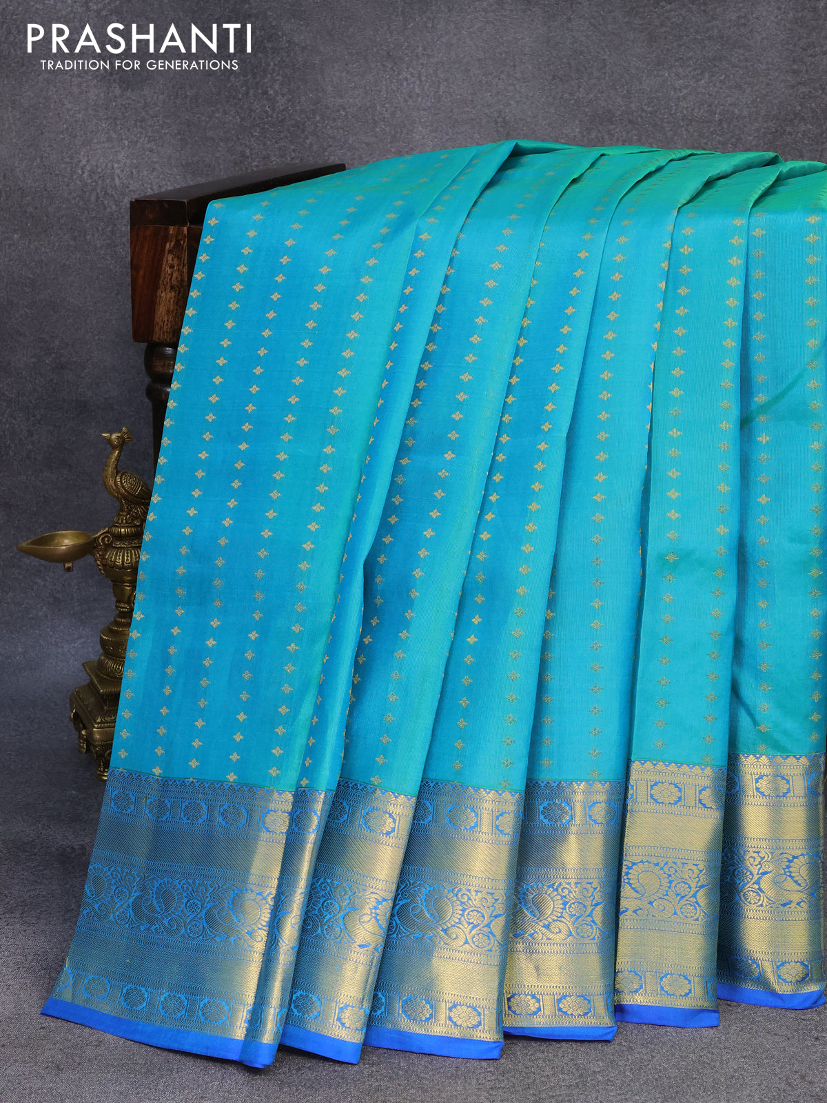 Kanchipuram Silk Saree | Handwoven Pure Silk | Pure Zari | Maroon & Go –  Panjavarnam