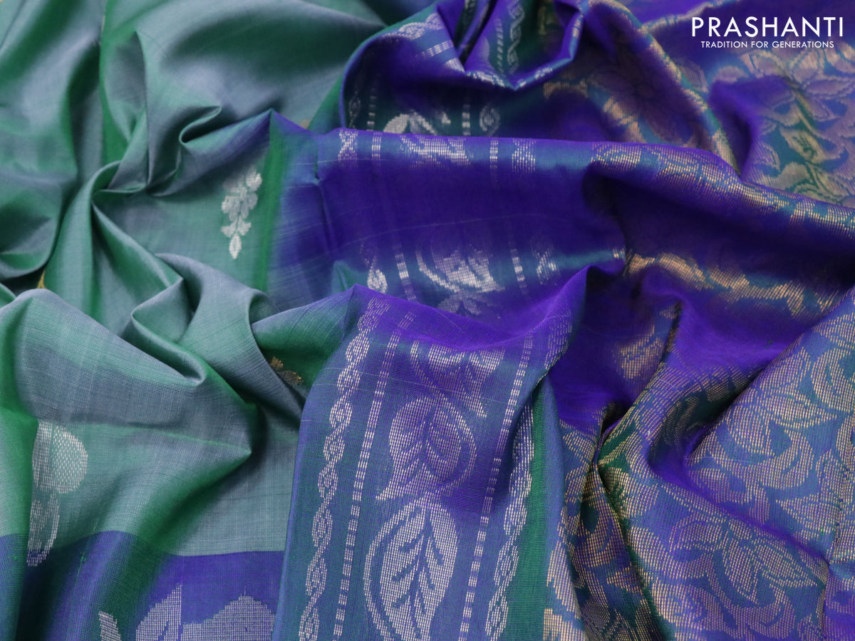 Pista Green Paithani Tissue Silk Saree - Urban Womania