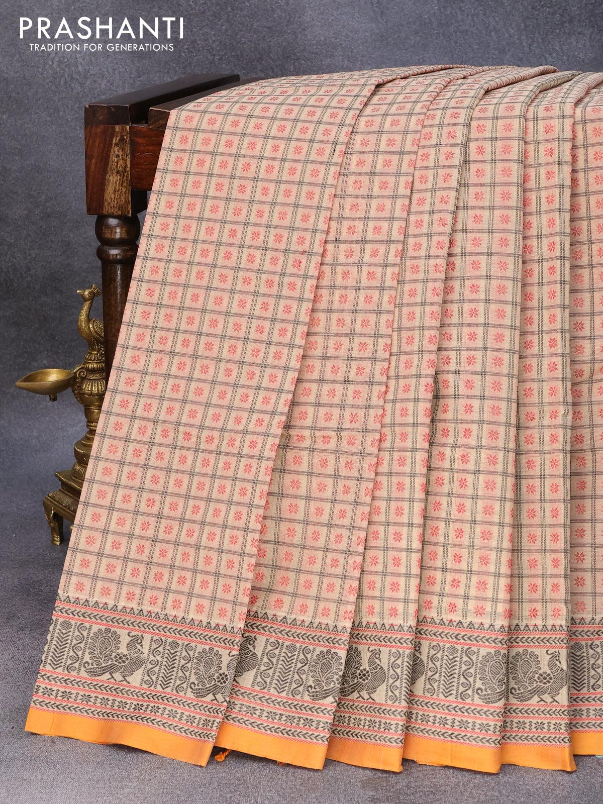 Linen Sarees Online Collection in India | Mirraw