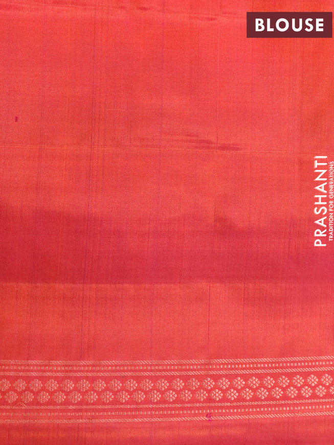 Elegant and Luxurious Cotton Soft Silk Green Saree Ved Tex