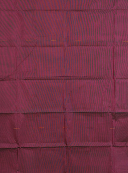 Chettinad cotton saree dual shade of pink and dual shade of blue with woven buttas and zari woven border & woven blouse