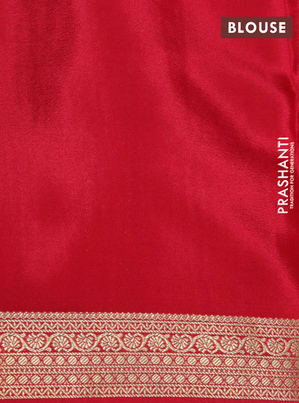 Pure mysore silk saree deep coffee brown and red with allover zari woven checked pattern and zari woven border