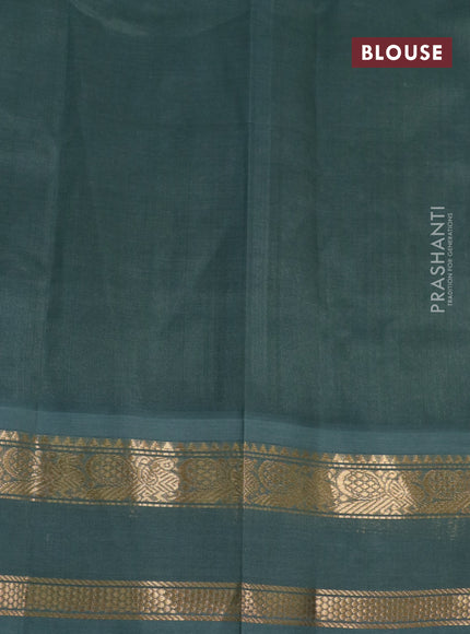 Silk cotton saree lime yellow and grey shade with plain body and rettapet zari woven korvai border