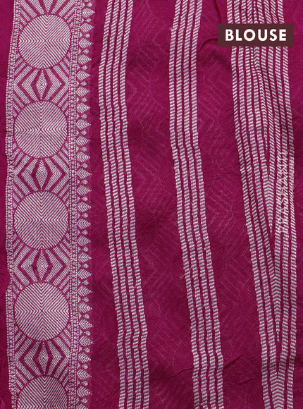 Banarasi raw silk saree pink with allover thread & zari weaves and zari woven border