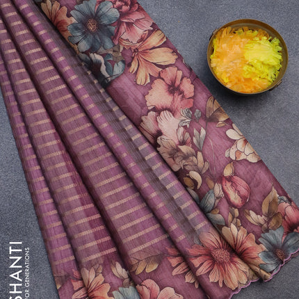 Semi Tussar Printed Sarees