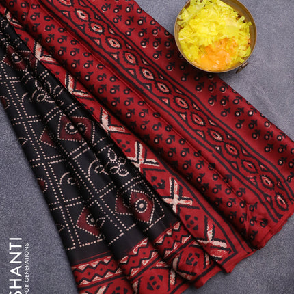 Collection image for: Ajrakh Printed Sarees - Dola Silk & Modal Silk