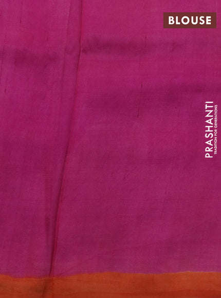 Bishnupuri silk saree pale yellow and pink with butta prints and printed border