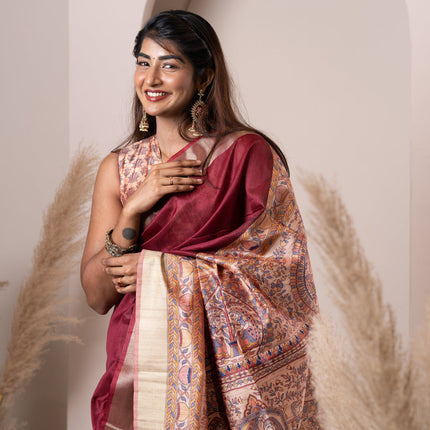 Madhubhani Printed Sarees