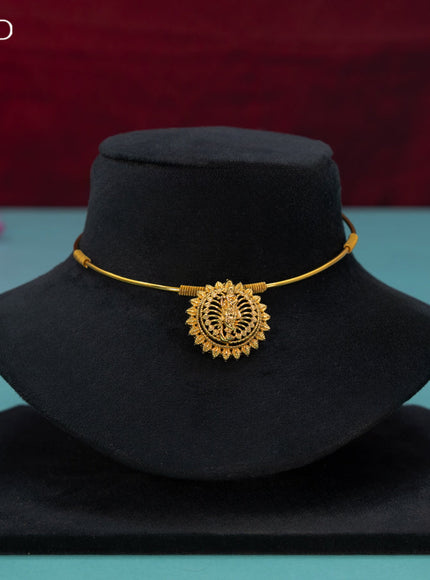 Antique ring type choker with krishna pendant