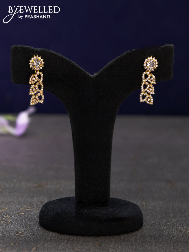 Antique earrings with cz stones