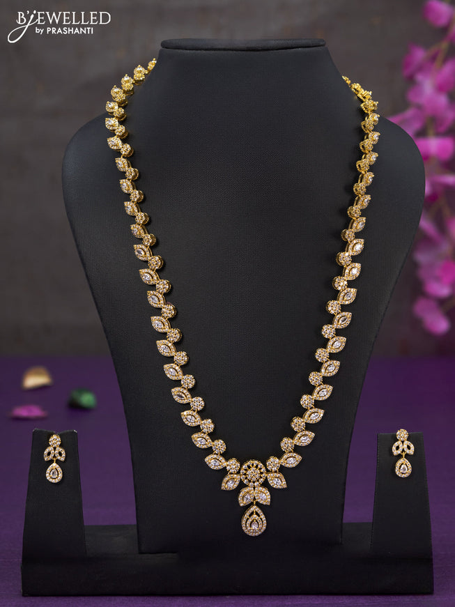 Antique haaram with cz stones