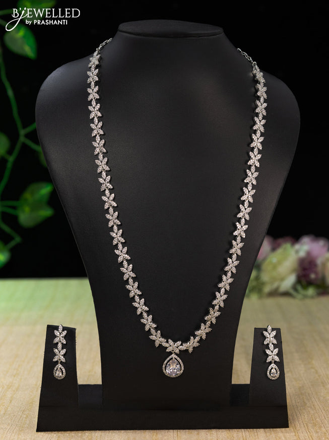 Zircon haaram with cz stones