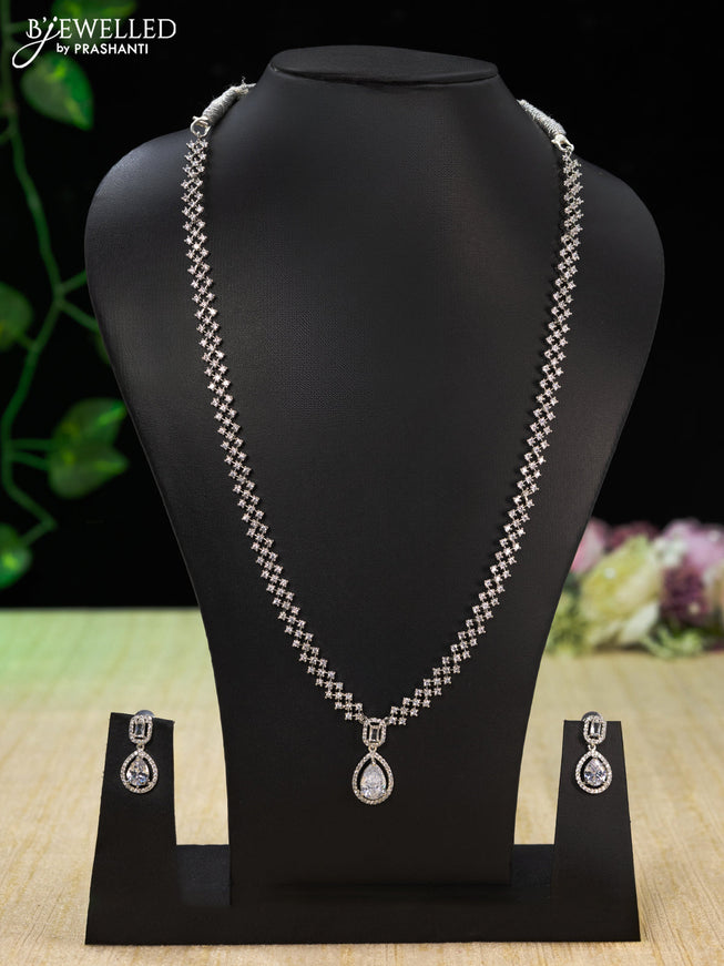 Zircon haaram with cz stones