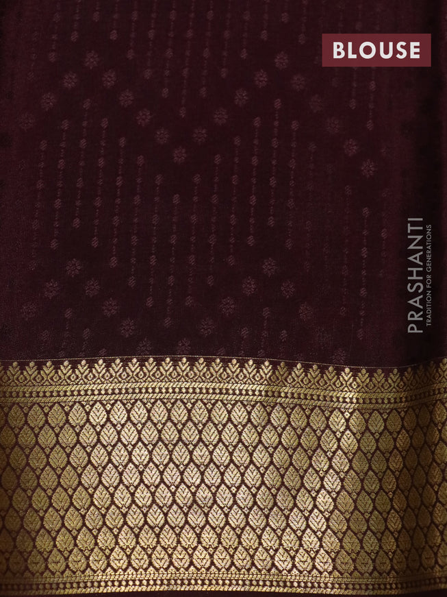 Pure mysore silk saree peach pink and deep maroon with allover self emboss and zari woven border