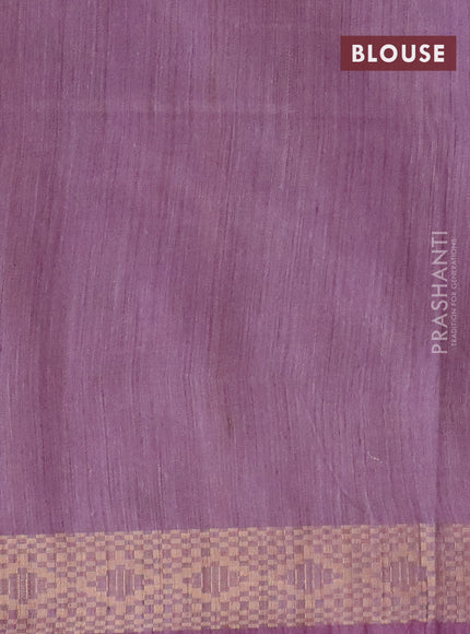 Bamboo saree maroon and mild purple with allover zari woven buttas & batik prints and sequin work pallu & zari border