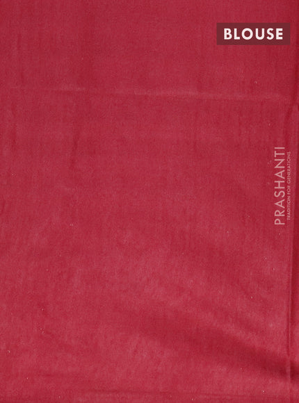 Bamboo saree light pink and maroon with allover tie and dye & thread weaves and sequin work pallu