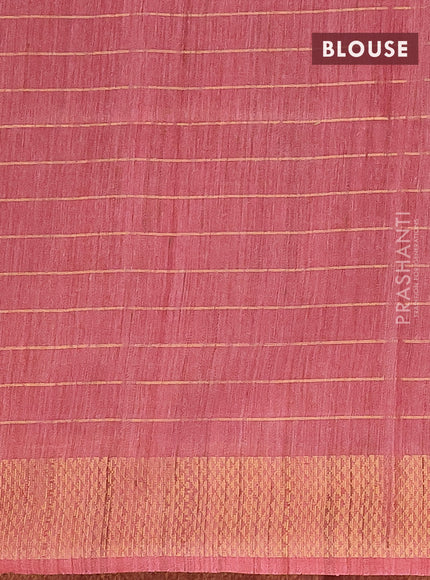 Bamboo saree purple shade and red shade with allover zari weaves & buttas and zari woven border