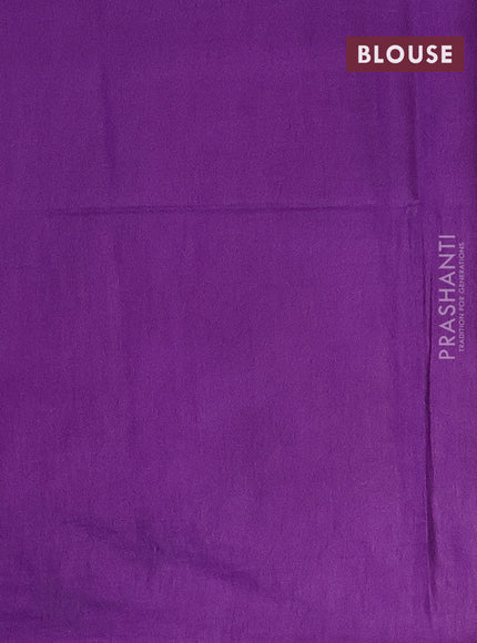 Bamboo saree lavender shade and violet with tie & dye prints zari buttas and sequin work pallu