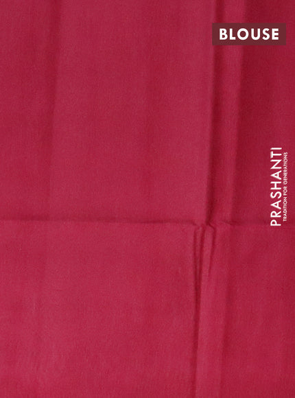 Bamboo saree light pink and dark magenta with allover tie and dye & thread buttas and sequin work pallu