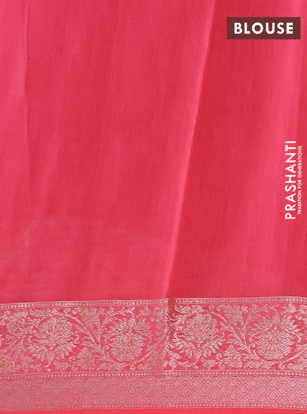 Chanderi silk cotton saree maroon with allover kalamkari prints and woven border