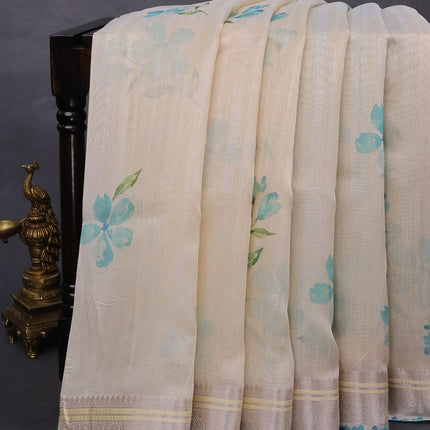 Semi Tussar Printed Sarees