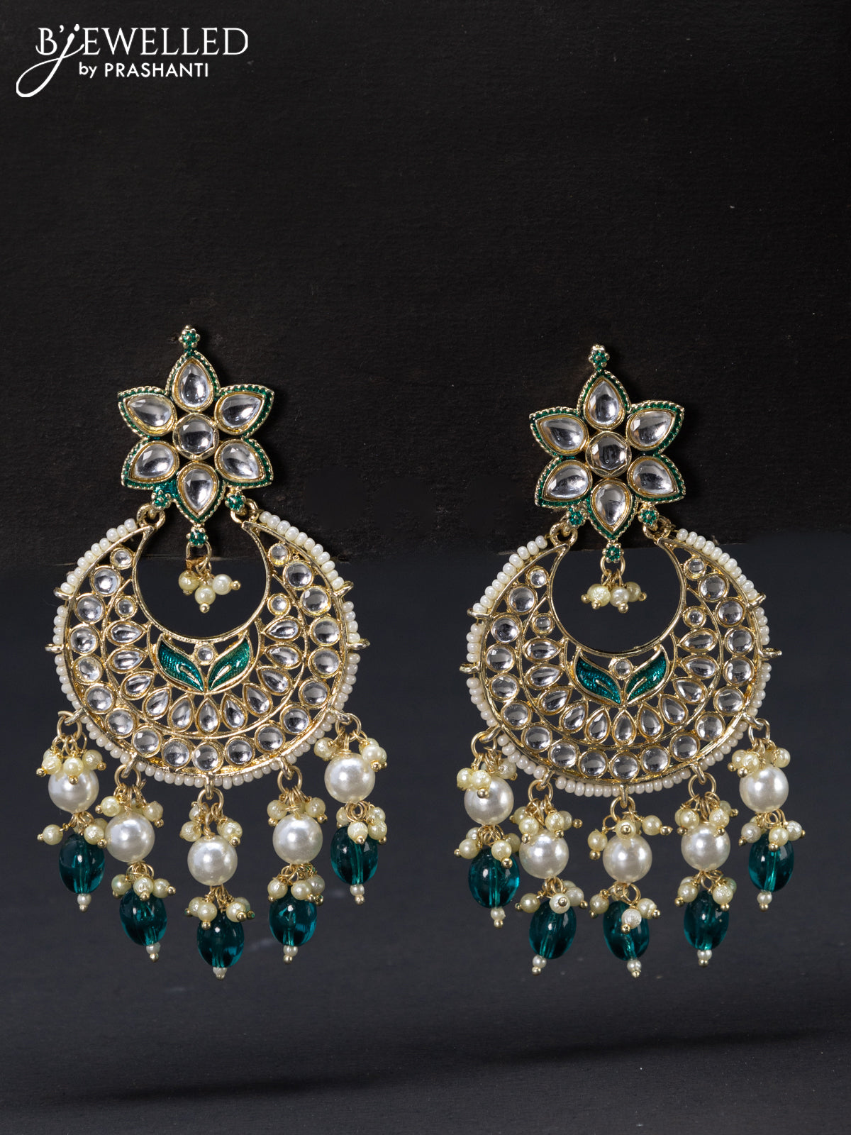 Raj Jewellery Ethnic Traditional Peacock Big Size Heavy Gold Platted SKY BLUE  COLOR oxidised Jhumka Earrings.