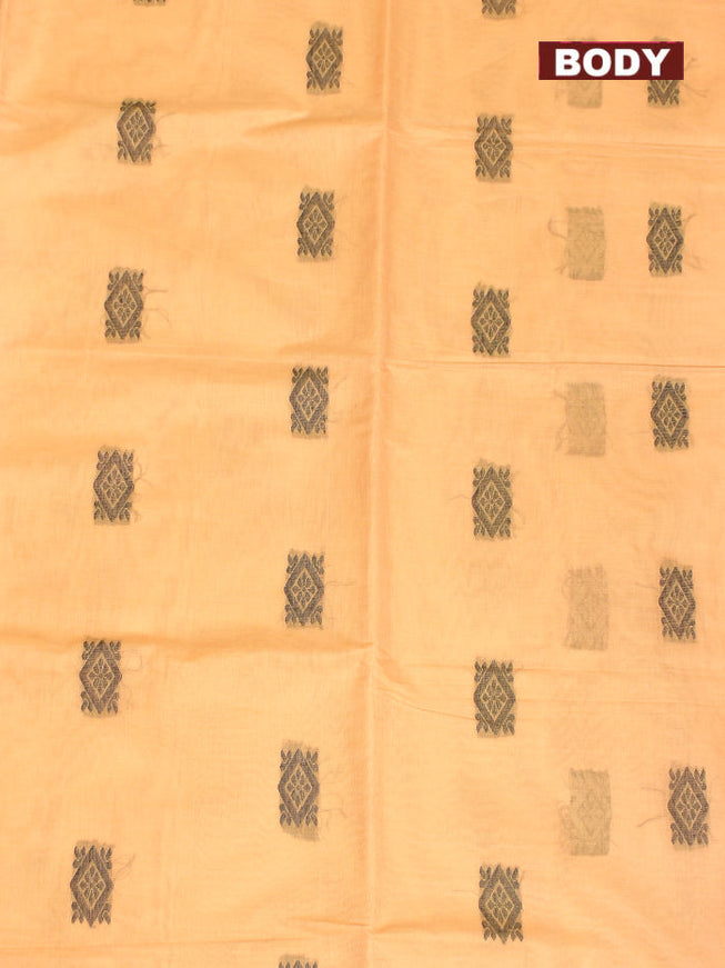 Coimbatore Cotton Sandal Butta Saree with Thread Woven Border