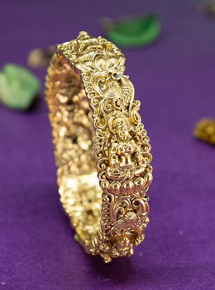 Antique bangle lakshmi design with kemp stones