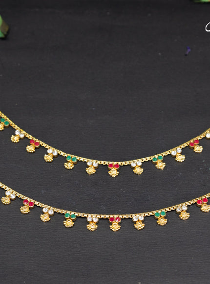 Antique anklet with kemp stones