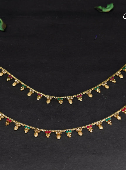 Antique anklet with kemp stones