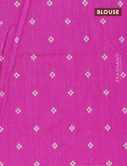 Munga cotton saree beige and purple with allover thread weaves and thread woven border