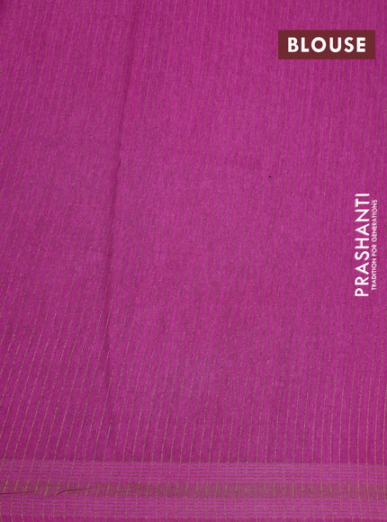 Banarasi tussar silk saree light pink with butta prints and zari woven border