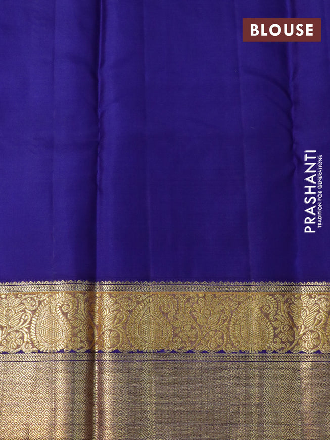 Pure kanchipuram silk saree dark pink and mustard yellow with paisley zari woven buttas and rich zari woven border