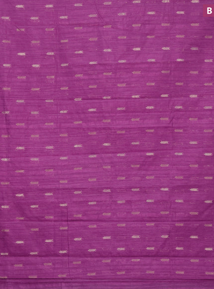 Banarasi semi matka silk saree lavender shade with zari woven buttas and zari woven border