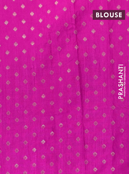 Banarasi semi matka silk saree purple with allover zari woven geometric buttas and zari woven border