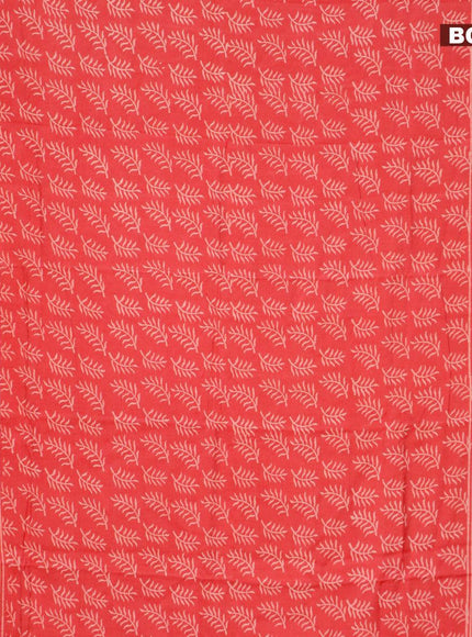 Semi gadwal saree pink shade with allover butta prints and zari woven border