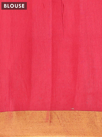 Bhagalpuri saree kum kum red with allover bandhani prints and zari woven border - {{ collection.title }} by Prashanti Sarees