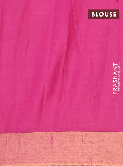 Bhagalpuri saree pink with allover butta prints and zari woven border - {{ collection.title }} by Prashanti Sarees