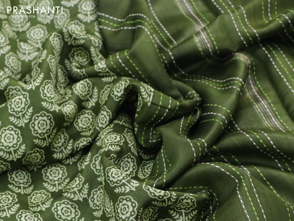 Semi Raw Silks | Prashanti - YouTube